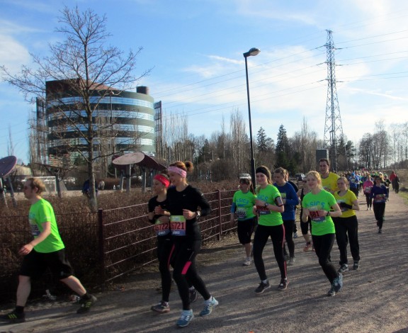 Matkaa takana lähes 10 kilometriä