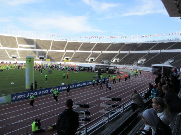 Loppusuora Olympia Stadionilla