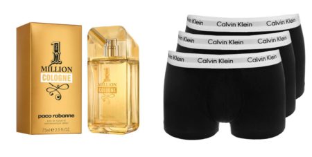 3) Paco Rabanne 1 Million Cologne hajuvesi 63,50€ , Stockmann 4) Calvin Klein Underwear 3-Pack bokserit 44,95€ , Zalando